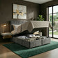 Vesper Divan Ottoman Gas Lift Storage Bed