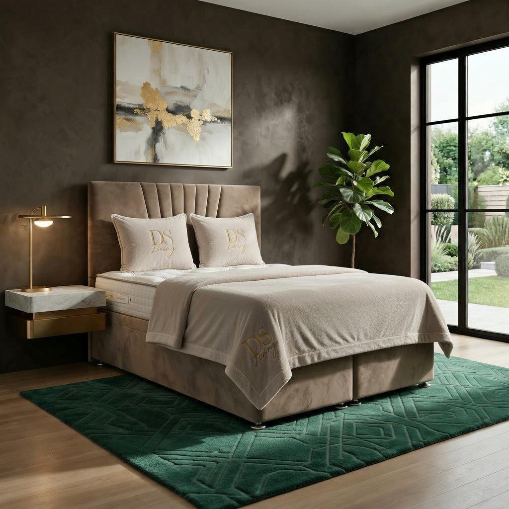 Vesper Divan Ottoman Gas Lift Storage Bed