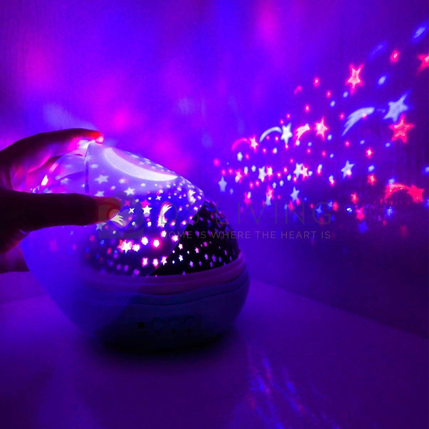 Star and moon clearance light projector