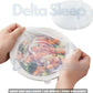 Pack of 6 Reusable Silicone Stretch Lids