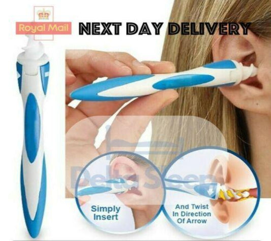 Ear Wax Cleaner Smart Removal Soft Spiral Swab Earwax Remover